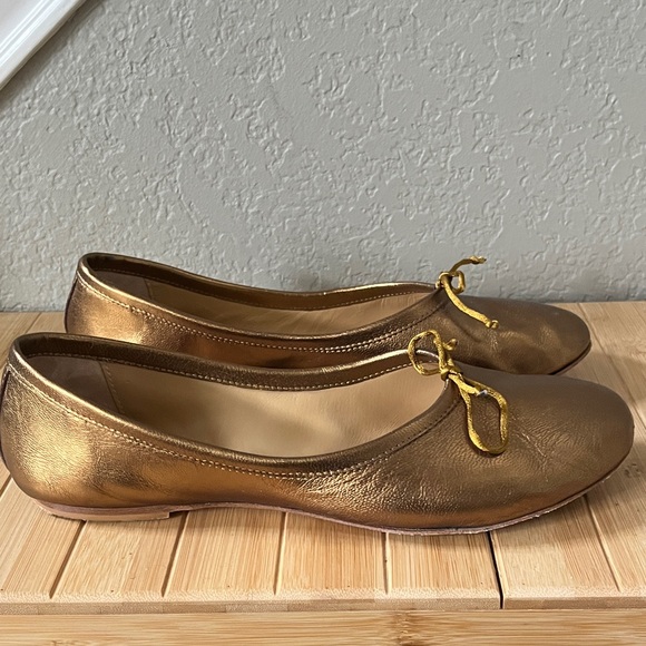 Jamie Haller the ballet slipper flats in gold EU 39 (US 8) - Picture 10 of 13